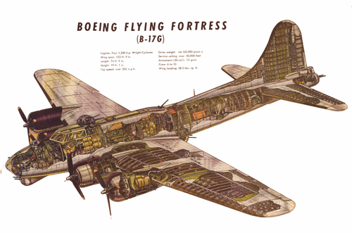 B-17G Cutaway Drawing
(jpg format, -- dpi, 531 KB).

[b]Click on image to download file in original format[/b]
file url: 
http://smm.solidmodelmemories.net/Gallery/albums/userpics/B-17G-Cutaway-drawing_kb.jpg

[i]These plans are placed here in review of their accuracy and 
historical content. They are for personal use only and not to
be reproduced commercially. Copyrights remain with the original
copyright holders and are not the property of Solid Model
Memories. Please post comment regarding the accuracy of the
drawings in the section provided on the individual page of the 
plan you are reviewing. If you build this model or if you have 
images of the original subject itself, please let us know. If
you are the copyright holder of the work in question and wish
to have it removed please contact SMM [/i]

Keywords: B-17G Cutaway Drawing