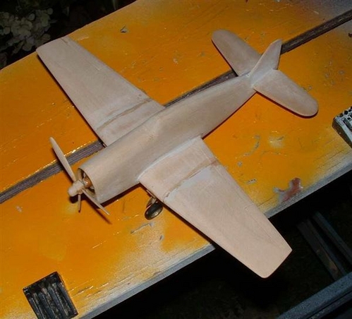Boeing B-314 Clipper
Once we had firewood to build from,now we have some super woods available,go select a suitable block of hard balsa and mark out some patterns,lets get this fleet of Hellcat's on the deck !
Keywords: SMM Grumman Hellcat Aircraft Solid Model Wood Carving Scratchbuilt