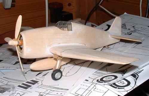 Balsabasher's Hellcat
The cockpit was removed and then undersized ready for making the plug and moulding the canopy,then the cockpit was hollowed out ready for fitting out
Keywords: SMM Grumman Hellcat Aircraft Solid Model Wood Carving Scratchbuilt