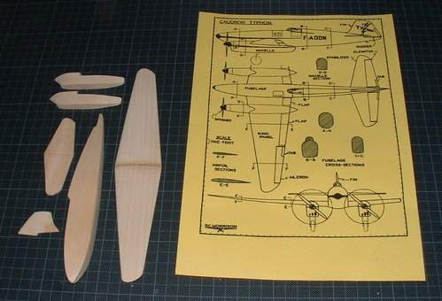 Caudron Typhoon
Blanks cut out for the Caudron Typhoon,a beautiful French twin along the lines of the De Havilland Comet racer.
Keywords: Caudron Typhoon,Solid models,carving models in wood,Solid model memories,old time model building,nostalgic model building