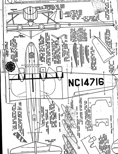China Clipper Plans from Comet 1936
I'm posting these, somewhat historic kit plans again, hoping that by now selecting a higher resolution they may be printed out. Because of the physical size of the original I found it necessary to post it in parts. However, they should be able to be easily pieced together again.  

(-- format, -- dpi, -- KB).

[b]Click on image to download file in original format[/b]

[i]These plans are placed here in review of their accuracy and historical content. They are for personal use only and not to be reproduced commercially. Copyrights remain with the original copyright holders and are not the property of Solid Model Memories. Please post comment regarding the accuracy of the drawings in the section provided on the individual page of the plan you are reviewing. If you build this model or if you have images of the original subject itself, please let us know. If you are the copyright holder of the work in question and wish to have it removed please contact SMM [/i]

