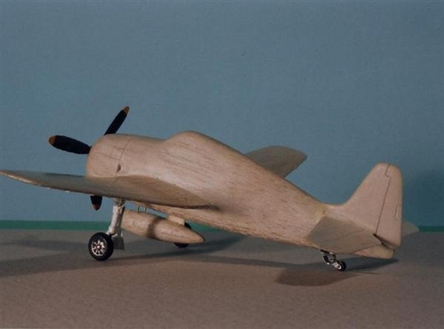 Cliff's Hellcat
Keywords: Solid Model Memories SMM Grumman Hellcat Aircraft  Wood Carving Scratchbuilt