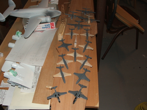 RCN Fleet
2 prototypes
9 Banshees awaiting engines and undercarriage
1 HO4S-3 awaiting everything
4 Trackers awaiting sanding and undercarriage
Keywords: SMM hand carved solid wood scale models 