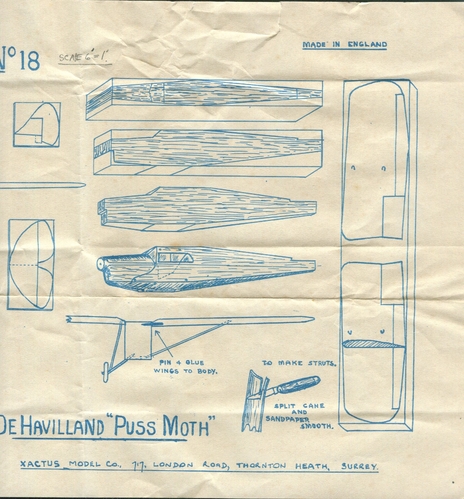 De Havilland Puss Moth Part 2
(jpg format, -- dpi, 717 KB).

[b]Click on image to download file in original format[/b]
file url: 
http://smm.solidmodelmemories.net/Gallery/albums/userpics/EXACTUS_PUSS_MOTH#2.jpg

[i]These plans are placed here in review of their accuracy and 
historical content. They are for personal use only and not to
be reproduced commercially. Copyrights remain with the original
copyright holders and are not the property of Solid Model
Memories. Please post comment regarding the accuracy of the
drawings in the section provided on the individual page of the 
plan you are reviewing. If you build this model or if you have 
images of the original subject itself, please let us know. If
you are the copyright holder of the work in question and wish
to have it removed please contact SMM [/i]
Keywords: De Havilland Puss Moth kit,Solid models,carving models in wood,Solid model memories,old time model building,nostalgic model building