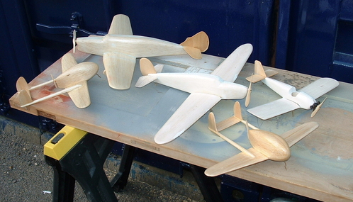 PIPER SKYCOUPE
Two Piper Skycoupes,Fairey Primer,BA Eagle and Fairey Junior basking in the sun.
Keywords: PIPER SKYCOUPE,Solid Models,models made from wood,Balsa Wood,Solid Model Memories,carving in wood,old time model building.