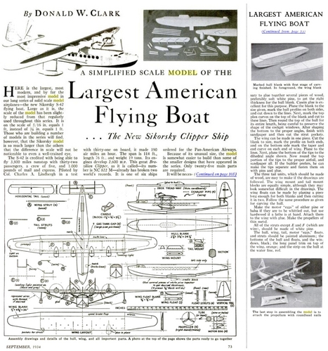 Sikorsky S-42 Clipper Flying boat
(jpg format, -- dpi, 1245 KB).

[b]Click on image to download file in original format[/b]
file url: 
http://smm.solidmodelmemories.net/Gallery/albums/userpics/Flying_boat.jpg

[i]These plans are placed here in review of their accuracy and 
historical content. They are for personal use only and not to
be reproduced commercially. Copyrights remain with the original
copyright holders and are not the property of Solid Model
Memories. Please post comment regarding the accuracy of the
drawings in the section provided on the individual page of the 
plan you are reviewing. If you build this model or if you have 
images of the original subject itself, please let us know. If
you are the copyright holder of the work in question and wish
to have it removed please contact SMM [/i]

Keywords: Sikorsky S-42 Clipper Flying boat