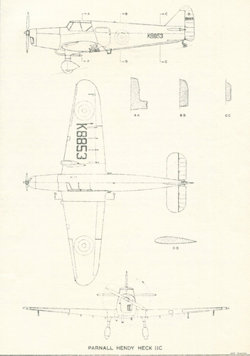 PARNALL HENDY HECK IIC
(jpg format, - dpi, 241 KB).

Link to file: [url]http://smm.solidmodelmemories.net/Gallery/albums/userpics/-[/url]

[i]These plans are placed here in review of their accuracy and historical content. They are for personal use only and not to be reproduced commercially. Copyrights remain with the original copyright holders and are not the property of Solid Model Memories. Please post comment regarding the accuracy of the drawings in the section provided on the individual page of the plan you are reviewing. If you build this model or if you have images of the original subject itself, please let us know. If you are the copyright holder of the work in question and wish to have it removed please contact SMM [/i]

Keywords: PARNALL HENDY HECK IIC,Solid models,carving models in wood,Solid model memories,old time model building,nostalgic model building