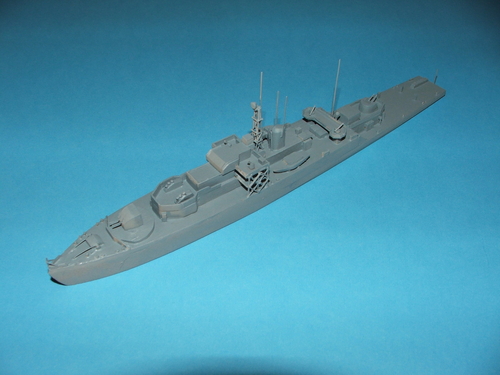 Loch Class Frigate in 1/350 scale
No big problems in making the Loch Class Frigate following the plans supplied by Marchall.
Keywords: smm
