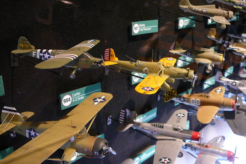 1/72 models close up
(Plastic) 1/72 scale models at the Museum of Flight in Seattle.

