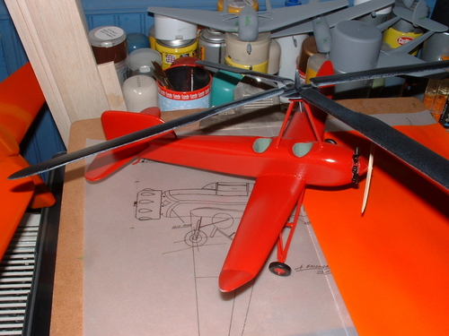 Pitcairn Autogyro
Keywords: PITCAIRN AUTOGYRO,Solid models,carving models in wood,Solid model memories,old time model building,nostalgic model building