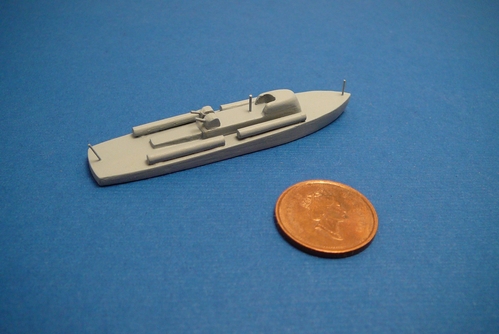 Second PT-10 with penny
Here is my second PT-10.
Keywords: PT-10 torpedo boat model ship wooden