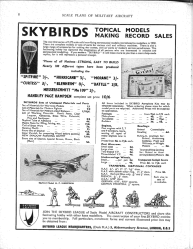 1940 Ad Skybirds
