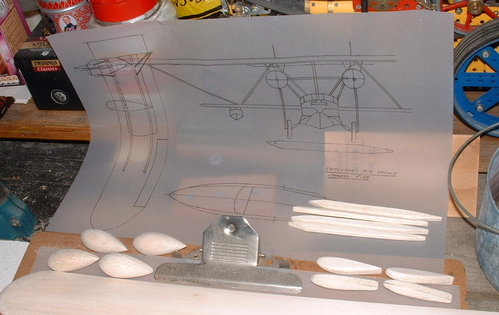 Sikorsky S-38 Amphibian and Miles Mohawk
Getting ready to mark out assembly points on the parts for the Sikorsky S.38 Amphibian.
Keywords: SIKORSY S-38 EXPLORERS YACHT,Solid models,carving models in wood,Solid model memories,old time model building,nostalgic model building
