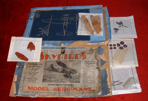 Skybirds kit of the Westland Lysander from my collection,tail parts are fibre with a blueprint type plan by James Hay Steven,simple but evocative box art,this is the only Skybirds kit that has ever come my way,I consider it rare anyway.
Keywords: WESTLAND LYSANDER,Solid models,carving models in wood,Solid model memories,old time model building,nostalgic model building