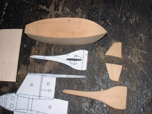 Blanks for Spaceship One,a fun model if ever there was one.
Keywords: SPACESHIP ONE,RICHARD BRANSON,Solid models,wooden models,carving,balsa wood,model aircraft,solid model memories