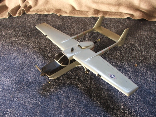 Cessna 337 O-2A Skymaster
Keywords: smm solidmodelmemories hadn carved solid wood model scale skymaster cessna