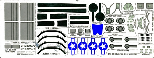 Strombecker B-24J Decals cleaned up
