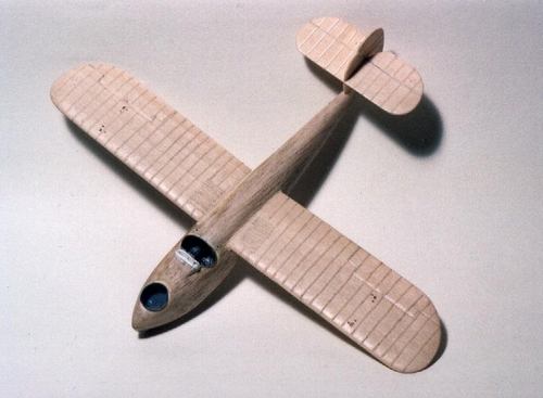 Vickers Vedette
Top view of my Flying Boat contribution showing lower wing in place with ribbing.
Keywords:  Cliff