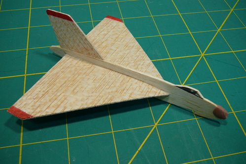 Flying balsa profile Vulcan
I couldn't resist making this flying Vulcan bomber model to plans that Marsh posted.

