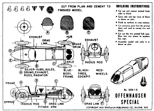 Whitman Offenhauser Special
(gif format, -- dpi, 57 KB).

[b]Click on image to download file in original format[/b]
file url: 
http://smm.solidmodelmemories.net/Gallery/albums/userpics/Whitman_Offenhauser_Special.gif

[i]These plans are placed here in review of their accuracy and 
historical content. They are for personal use only and not to
be reproduced commercially. Copyrights remain with the original
copyright holders and are not the property of Solid Model
Memories. Please post comment regarding the accuracy of the
drawings in the section provided on the individual page of the 
plan you are reviewing. If you build this model or if you have 
images of the original subject itself, please let us know. If
you are the copyright holder of the work in question and wish
to have it removed please contact SMM [/i]

Keywords: Whitman Offenhauser Special