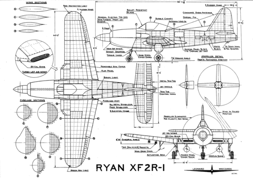 Ryan XF2R-1
From "Model Airplane News" magazine, 1947
Keywords: Ryan XF2R-1