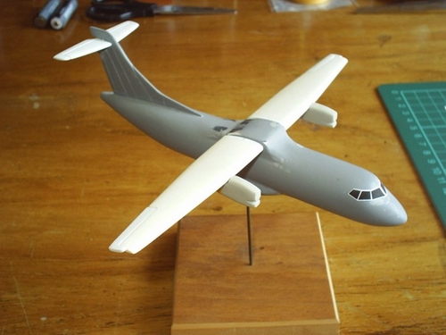 The basic shape of the model.

