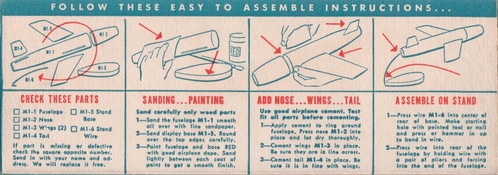 Instructions on back of box

