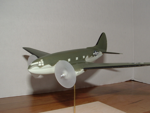 C-46 Commando
Built from Propellor Models kit.  Solid mahogany.
Keywords: c-46 commando