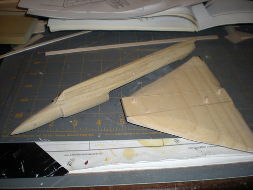 dagger006
Basic form of fuselage done and starting on wing.  Still need wood added in front of canopy to correct it's shape.
Keywords: F-102 Delta Dagger century jets cookup