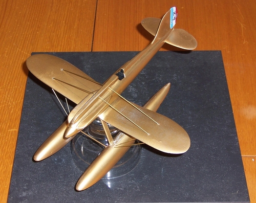 Gloster V1-2
Rigging done with 1/32 brass rod. still some cleanup to do.
