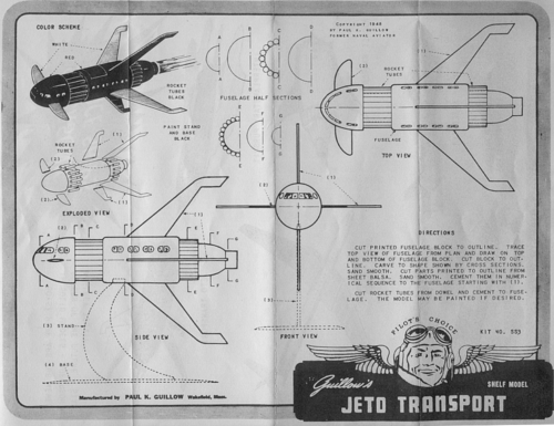 Guillows Jeto Transport Kit
(bmp format, -- dpi, 688 KB).

[b]Click on image to download file in original format[/b]

[i]These plans are placed here in review of their accuracy and historical content. They are for personal use only and not to be reproduced commercially. Copyrights remain with the original copyright holders and are not the property of Solid Model Memories. Please post comment regarding the accuracy of the drawings in the section provided on the individual page of the plan you are reviewing. If you build this model or if you have images of the original subject itself, please let us know. If you are the copyright holder of the work in question and wish to have it removed please contact SMM [/i]
