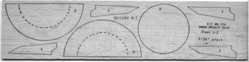 Guillows Moon Rocket Ship Kit parts
(bmp format, -- dpi, 128 KB).

[b]Click on image to download file in original format[/b]

[i]These plans are placed here in review of their accuracy and historical content. They are for personal use only and not to be reproduced commercially. Copyrights remain with the original copyright holders and are not the property of Solid Model Memories. Please post comment regarding the accuracy of the drawings in the section provided on the individual page of the plan you are reviewing. If you build this model or if you have images of the original subject itself, please let us know. If you are the copyright holder of the work in question and wish to have it removed please contact SMM [/i]
