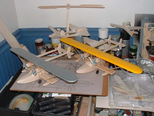 Sikorsky S-38 Amphibian and Miles Mohawk
Keywords: SIKORSY S-38 EXPLORERS YACHT,Solid models,carving models in wood,Solid model memories,old time model building,nostalgic model building