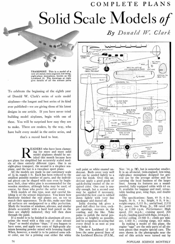 Lockheed 12
(jpg format, -- dpi, 495 KB).

[b]Click on image to download file in original format[/b]
file url: 
http://smm.solidmodelmemories.net/Gallery/albums/userpics/three-models-1.jpg

[i]These plans are placed here in review of their accuracy and 
historical content. They are for personal use only and not to
be reproduced commercially. Copyrights remain with the original
copyright holders and are not the property of Solid Model
Memories. Please post comment regarding the accuracy of the
drawings in the section provided on the individual page of the 
plan you are reviewing. If you build this model or if you have 
images of the original subject itself, please let us know. If
you are the copyright holder of the work in question and wish
to have it removed please contact SMM [/i]

Keywords: Lockheed 12