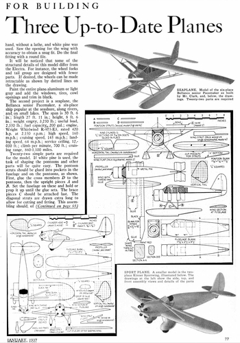 Kinner Sportwing and Bellanca Pacemaker
(jpg format, -- dpi, 463 KB).

[b]Click on image to download file in original format[/b]
file url: 
http://smm.solidmodelmemories.net/Gallery/albums/userpics/three-models-2.jpg

[i]These plans are placed here in review of their accuracy and 
historical content. They are for personal use only and not to
be reproduced commercially. Copyrights remain with the original
copyright holders and are not the property of Solid Model
Memories. Please post comment regarding the accuracy of the
drawings in the section provided on the individual page of the 
plan you are reviewing. If you build this model or if you have 
images of the original subject itself, please let us know. If
you are the copyright holder of the work in question and wish
to have it removed please contact SMM [/i]

Keywords: Bellanca Pacemaker Kinner Sportwing