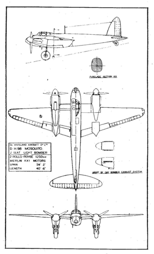 Mosquito
(jpg format, -- dpi, 123 KB).

[b]Click on image to download file in original format[/b]
file url: 
http://smm.solidmodelmemories.net/Gallery/albums/userpics/woodason1943_Mosquito.jpg

[i]These plans are placed here in review of their accuracy and 
historical content. They are for personal use only and not to
be reproduced commercially. Copyrights remain with the original
copyright holders and are not the property of Solid Model
Memories. Please post comment regarding the accuracy of the
drawings in the section provided on the individual page of the 
plan you are reviewing. If you build this model or if you have 
images of the original subject itself, please let us know. If
you are the copyright holder of the work in question and wish
to have it removed please contact SMM [/i]

Keywords: WOODASON Mosquito